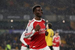 萨卡本场21次进攻三区传球、4次赢得犯规等多项数据全场最高